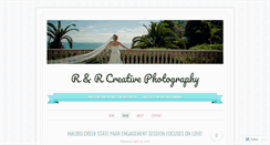 Desktop Screenshot of blog.randrphotography.com