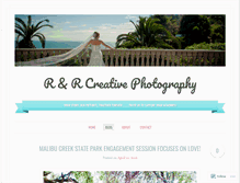 Tablet Screenshot of blog.randrphotography.com